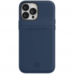 Incipio Stashback Serisi iPhone 13 Pro Max Cüzdan Kılıf (MIL-STD-810G)-Navy