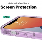 Incipio iPhone 12 Grip Serisi Klf (MIL-STD-810G)-Translucent Lilac Purple