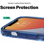 Incipio iPhone 12 Mini Grip Serisi Klf (MIL-STD-810G)-Classic Blue/Clear