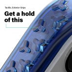 Incipio iPhone 12 Mini Grip Serisi Klf (MIL-STD-810G)-Classic Blue/Clear