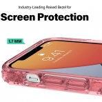 Incipio iPhone 12 Mini Grip Serisi Klf (MIL-STD-810G)-Party Pink/Clear