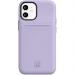  Incipio iPhone 12 Mini Stashback Kart Blmeli Klf (MIL-STD-810G)-Lilac Purple