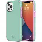 Incipio iPhone 12 Pro Max Duo Serisi Klf (MIL-STD-810G)-Candy Mint/Pink