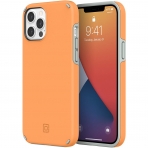 Incipio iPhone 12 Pro Max Duo Serisi Klf (MIL-STD-810G)-Clementine Orange/Gray
