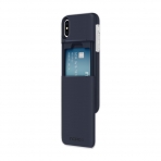 Incipio iPhone XS Max Stashback Kart Blmeli Klf-Blue