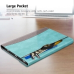Fintie Galaxy Tab S7 FE Business Standl Klf (12.4 in)-Denim Turquoise