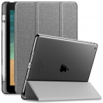 Infiland Apple iPad Kalem Blmeli Klf (9.7 in)-Gray