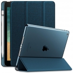 Infiland Apple iPad Kalem Blmeli Klf (9.7 in)-Navy