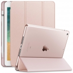 Infiland Apple iPad Kalem Blmeli Klf (9.7 in)-Rose Gold