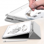 Infiland iPad Kalem B�lmeli K�l�f (10.2 in�)(7.Nesil)-Silver