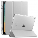 Infiland iPad Kalem Blmeli Klf (10.2 in)(7.Nesil)-Silver