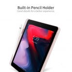 Infiland iPad Kalem B�lmeli K�l�f (10.2 in�)(7.Nesil)-Rose Gold