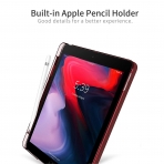 Infiland iPad Kalem B�lmeli K�l�f (10.2 in�)(7.Nesil)-Wine