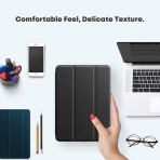 Infiland iPad Mini 5 Kalem Blmeli Klf (7.9 in)-Black