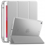 Infiland iPad Mini 5 Kalem Blmeli Klf (7.9 in)-Silver