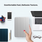 Infiland iPad Mini 5 Kalem Blmeli Klf (7.9 in)-Silver
