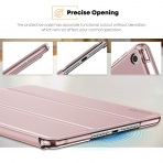 Infiland iPad Mini 5 Kalem Blmeli Klf (7.9 in)-Rose Gold