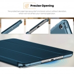 Infiland iPad Mini 5 Kalem Blmeli Klf (7.9 in)-Navy