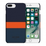 JACK SPADE iPhone 7 Plus Klf (Horizontal Stripe Navy / Orange)