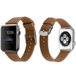 JD Tech Apple Watch Seri 3/2/1 Deri Kay (42mm)-Brown