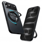 JETech 360 D�ner Halka iPhone 18 Pro Max Standl� K�l�f-Black