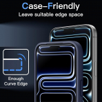 JETech Anti-Reflective iPhone 18 Pro Max Ekran Koruyucu
