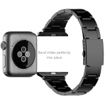 JETech Apple Watch Paslanmaz elik Kay (42/44mm)-Black