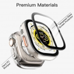 JETech Apple Watch Ultra Ekran Koruyucu(49mm)(2 Adet)-Clear