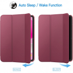 JETech Apple iPad A16 nce Klf (10/11.Nesil)-Wine