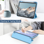 JETech Apple iPad A16 Standl Klf (10/11.Nesil)-Sky Blue