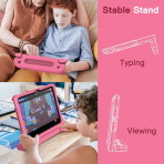 JETech Apple iPad A16 Standl Klf (10/11.Nesil)-Pink