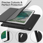 JETech Apple iPad Pro 1/2.Nesil Uyumlu Klf (12.9 in)-Black