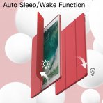 JETech Apple iPad Pro 1/2.Nesil Uyumlu Klf (12.9 in)-Red