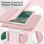 JETech Apple iPad Pro 1/2.Nesil Uyumlu Klf (12.9 in)-Rose Gold