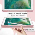 JETech Apple iPad Pro 1/2.Nesil Uyumlu Klf (12.9 in)-Rose Gold