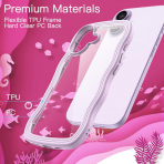 JETech Apple iPhone 17 Cute Dalgal Klf -Purple
