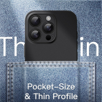 JETech Apple iPhone 16 Pro nce Klf-Black