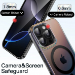 JETech Apple iPhone 16 Pro Iridescent Klf-Iridescent Black 
