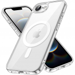 JETech Apple iPhone 16e Manyetik Klf -Clear