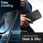 JETech Apple iPhone 16e Manyetik Klf -Black