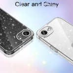 JETech Apple iPhone 16e Parltl Klf -Clear