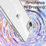 JETech Apple iPhone 16e Parltl Klf -Clear