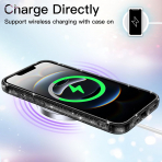 JETech Apple iPhone 16e Parltl Klf -Black