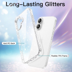 JETech Apple iPhone 17 Parltl Klf -Clear 