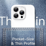 JETech Apple iPhone 16 Pro nce Klf-White Titanium