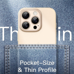 JETech Apple iPhone 16 Pro nce Klf-Desert Titanium 