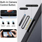 JETech Apple iPhone 16 Pro Max 360 Dndrlebilir Klf-Black Titanium
