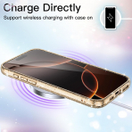 JETech Apple iPhone 16 Pro Parltl Klf -Desert Titanium