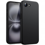 JETech Apple iPhone 16e Silikon Klf -Black
