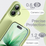 JETech Apple iPhone 17 Silikon Klf -Green